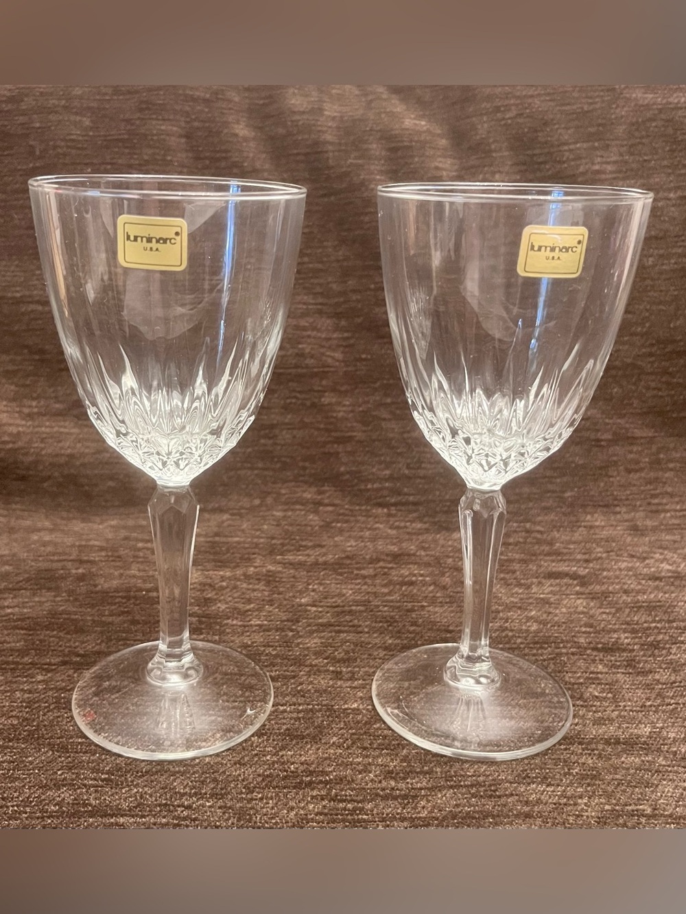 Luminarc Crystal Diamant wine glasses - Set of 2